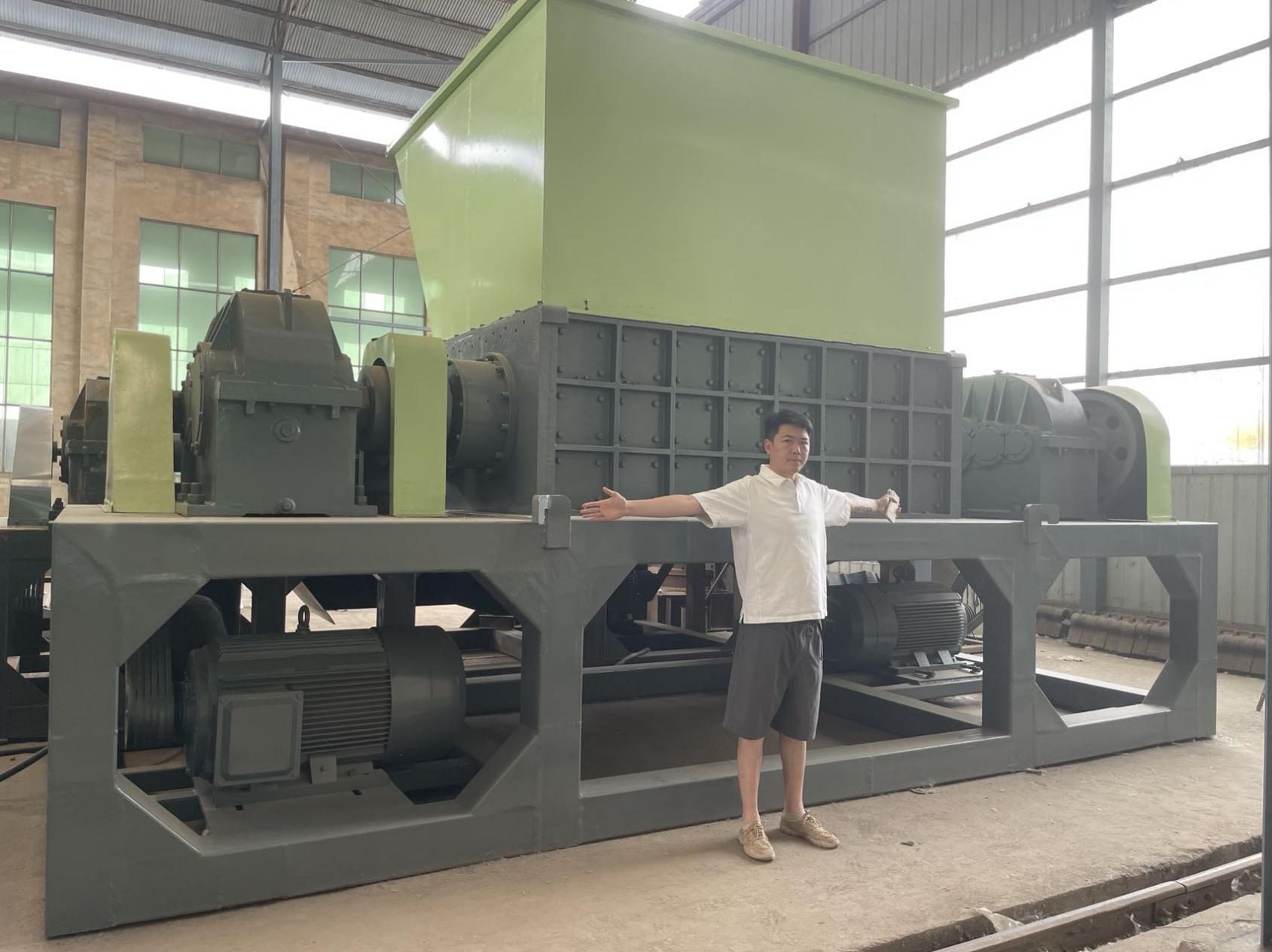 3T/H Scrap Metal Shredder Machine for Recycling Metal Wastes